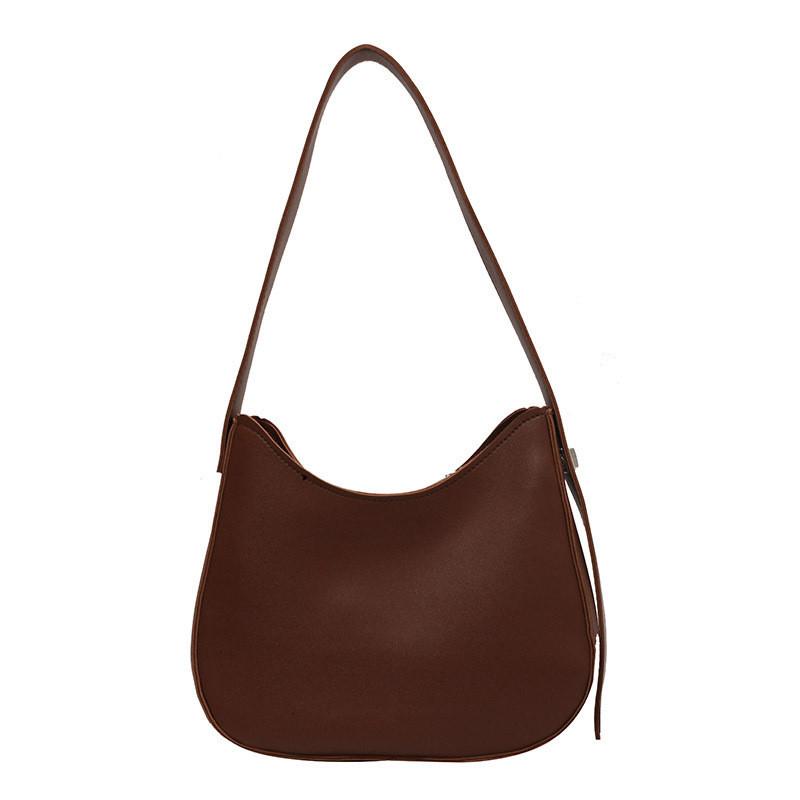 Chic Pu Leather Bucket Bag For Women Trendy 2023 Fashion Shoulder Handbag