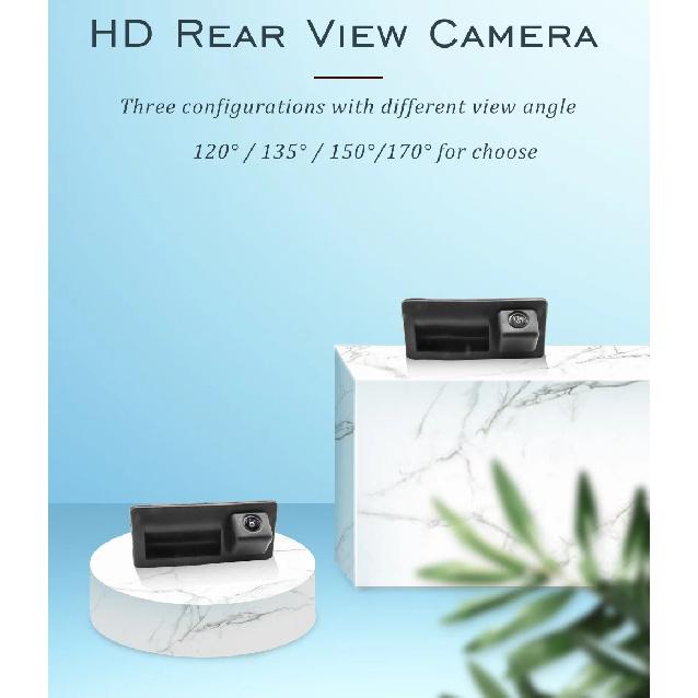 CCD HD AHD Fisheye Rear View Camera For Volkswagen Tiguan b7 2011 2012 2013 2014 2015 2016 Car Trunk Handle Reverse Monitor