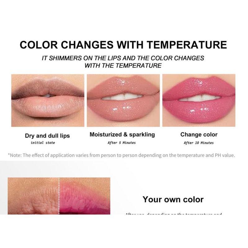 HANDAIYAN - Color-Changing Moisturizing Lip Oil - 10 Colors