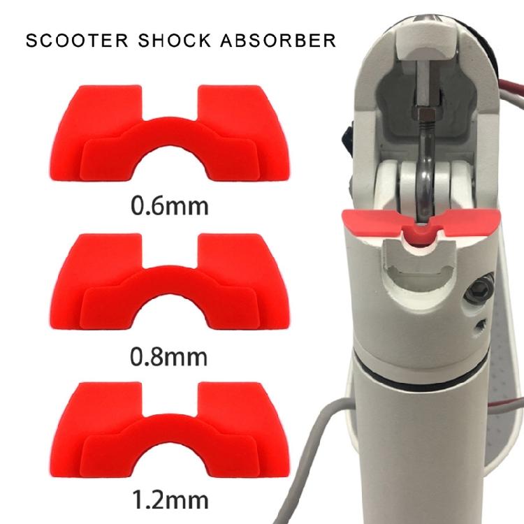 6Pcs Electric Scooter Shake Reducers Front Fork Damping Rubber Pad Replacement Vibration Damper Shakeproof Cushion
