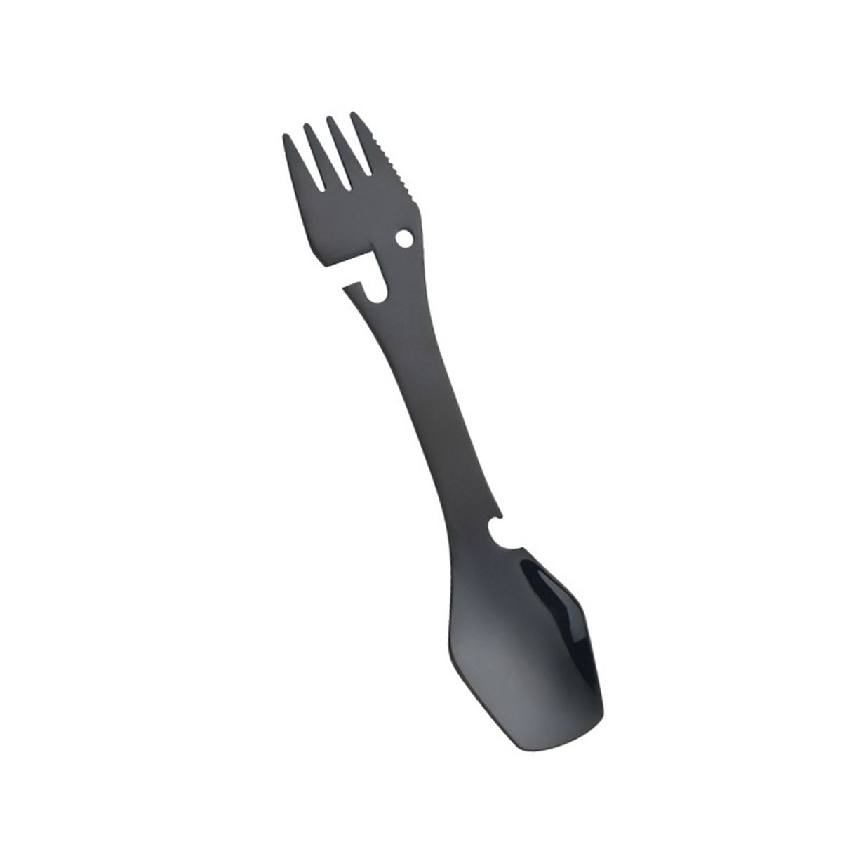 

Дорожный Пикник Портативная Открывалка для Консервов Открытый Нержавеющая Сталь Спорк Столовые Приборы Ложка Вилка чёрный