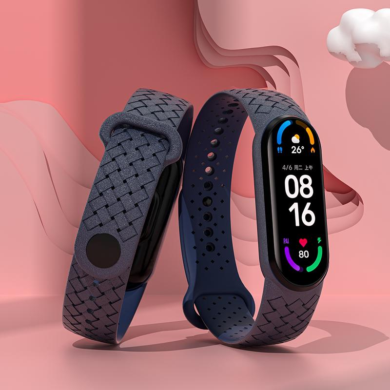 Soft Silicone Bracelet For Mi Band 7 6 Wristband Quick Replacement Sport Smartwatch Correa for Xiaomi Mi Band 3 4 5 6 7 Strap