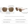 Neutral New Classic Square Large Frame Sunglasses Suitable For All Common Frame Types Outdoor Eye Protection Sun Glasses