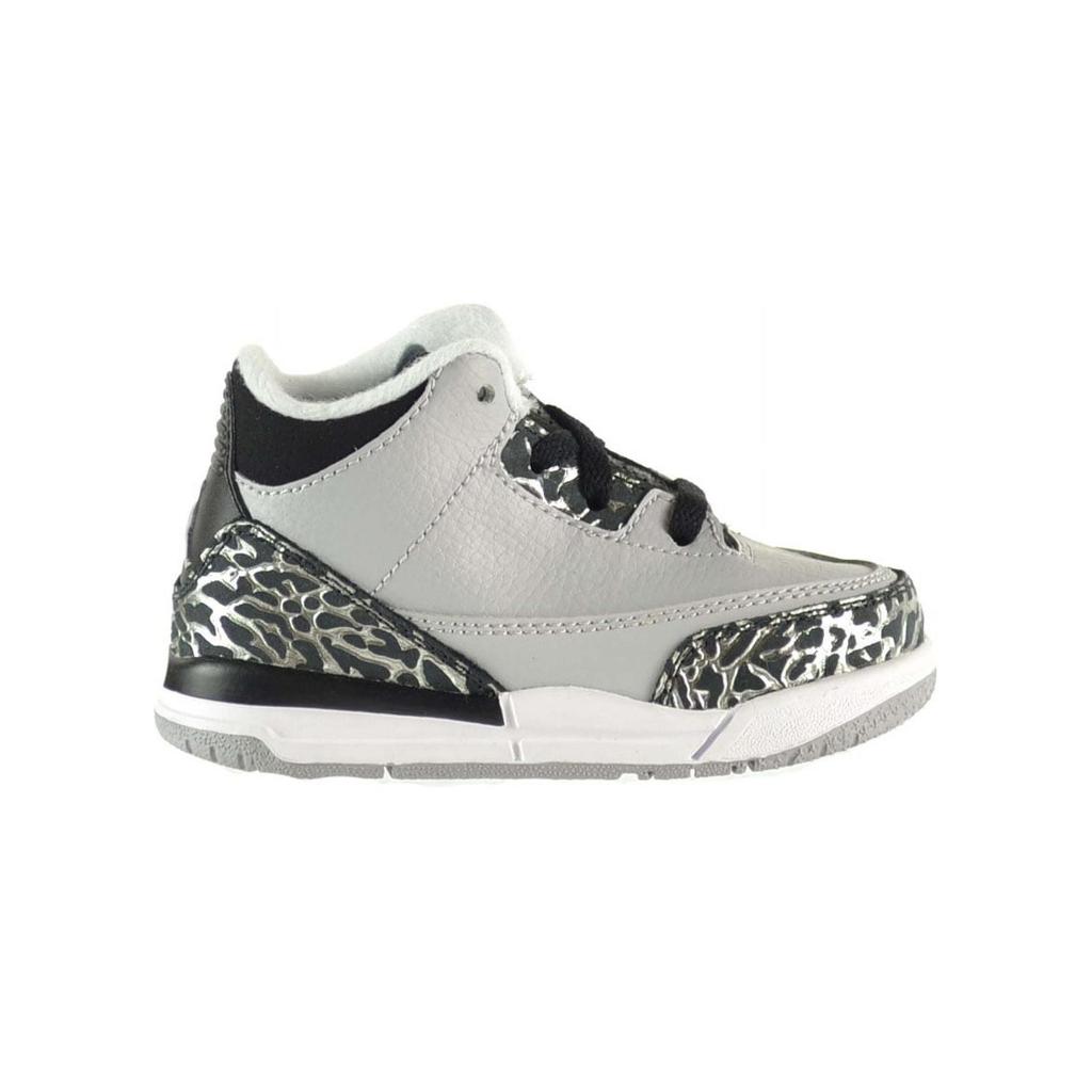 New Jordan Air Jordan 3 Retro BT Cushioning Wear-Resistant Mid-Top Toddler Shoes Gray Infant And Toddler 832033-004