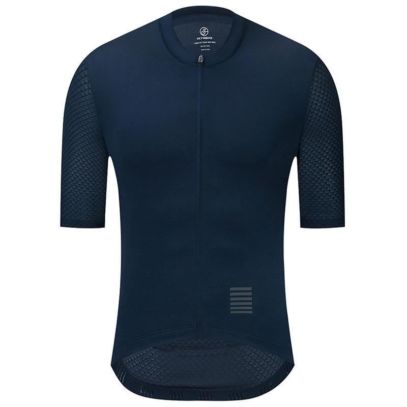 YKYWBIKE Unisex Multi-Color Breathable Cycling Jersey - Sweat-Wicking Short-Sleeve Sports Top
