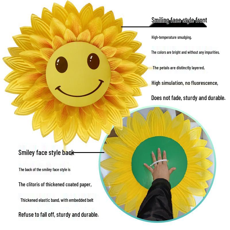 Sunflower Dance Props for Kindergarten Sports Meet and Opening Ceremony