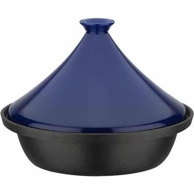 Gsw Tagine Cast Iron 30 X 22 Cm Blue