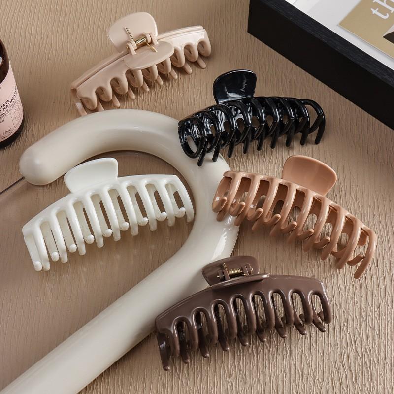 New Silicone Material Hair Claw Clip Crab Barrette Girls Ponytail Hair Claws Bath Clip Fashion Hair Accessories Headwear
