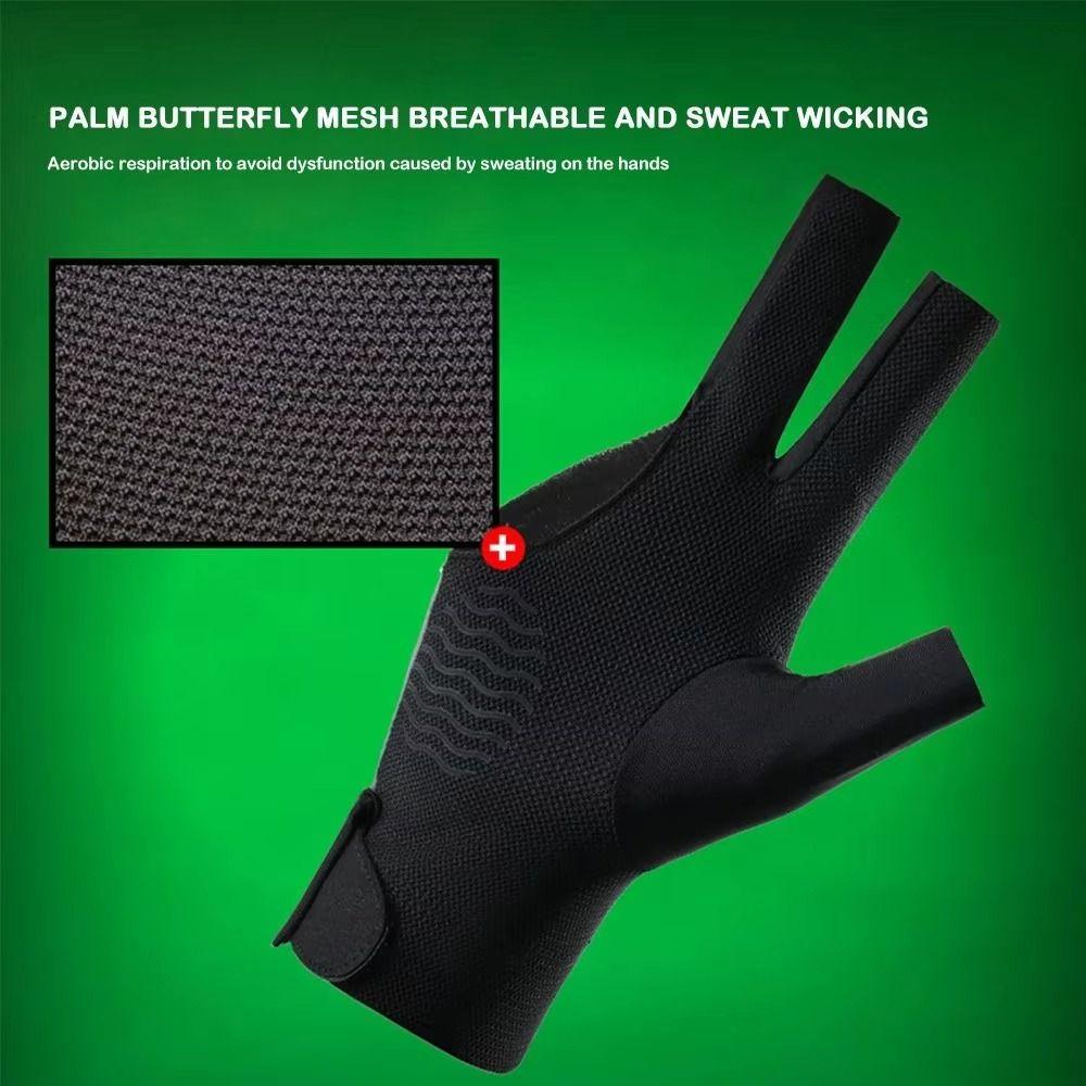 Quick Drying Billiards Gloves Breathable Snooker Cue Glove Billiard Accessories