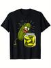 [Cotton Pickle Art Tee] 100% Cotton Pickle Art Novelty T-Shirt - Perfect Fo