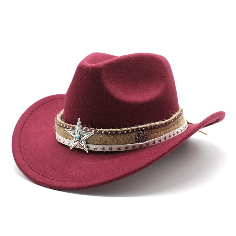 Classic Wool Felt Fedora Hat With Wide Brim For Summer Stylish Men Women