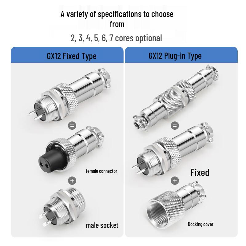 Huijun GX12 Aviation Wire Connector