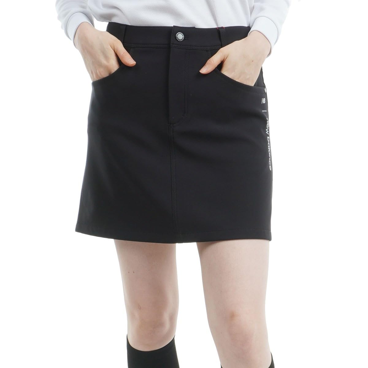 

Golf Skirt Stretch Soft 0 [New Balance] (4WAY Shell) / Women s / 012-4234503 010_Black [S]