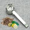 2 Stück Edelstahl Runde Teebeutelzange Teebeutel Ausdrücker Halter Griff