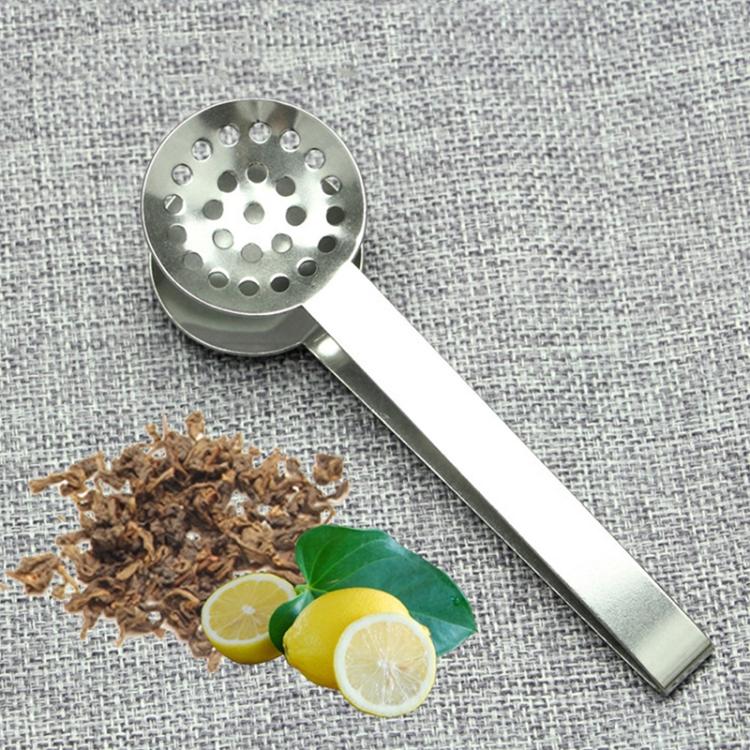 2 Stück Edelstahl Runde Teebeutelzange Teebeutel Ausdrücker Halter Griff