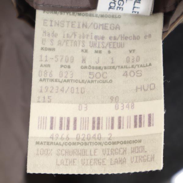 Hugo Boss 90s Old USA Wool Tailored Jacket Gray Men's Used