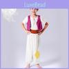 Aladdin Kostüm für Kinder Magisches Prinzen Outfit aus Bambusfaser für Bühnenauftritte