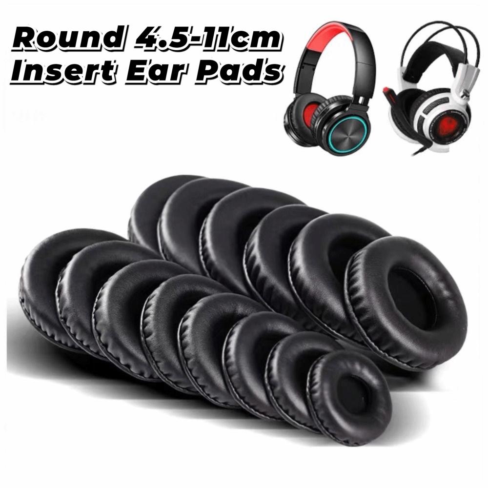 Sponge Leather Ear Pads Foam Cushion Headphone Pad New Replacement Earpads