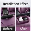 For Xiaomi SU7 2024 2025 2026 Storage Box Behind Screen Rear Organizer Silicone Case Magnetic Tray Tissue Holder Car Accessories