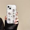 Rhinestone Electroplated Bear Phone Case for IPhone17 Promax Cream Style Ins for Apple 16 All-inclusive Anti-fall