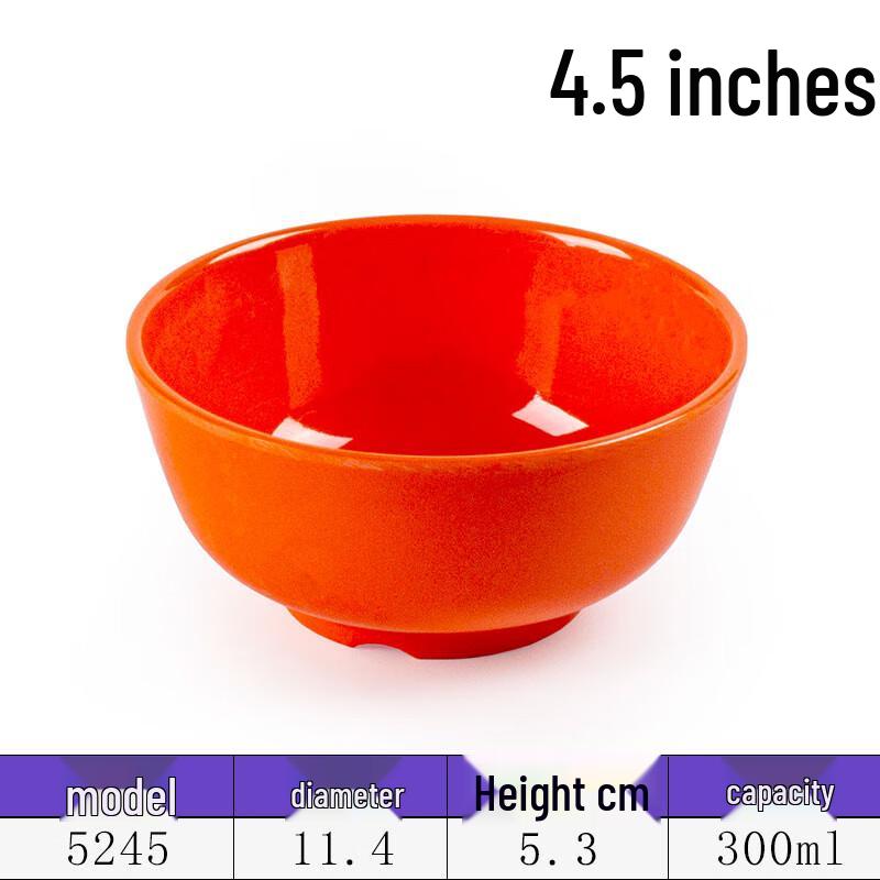 A3 Commercial Melamine Round Dining Bowl