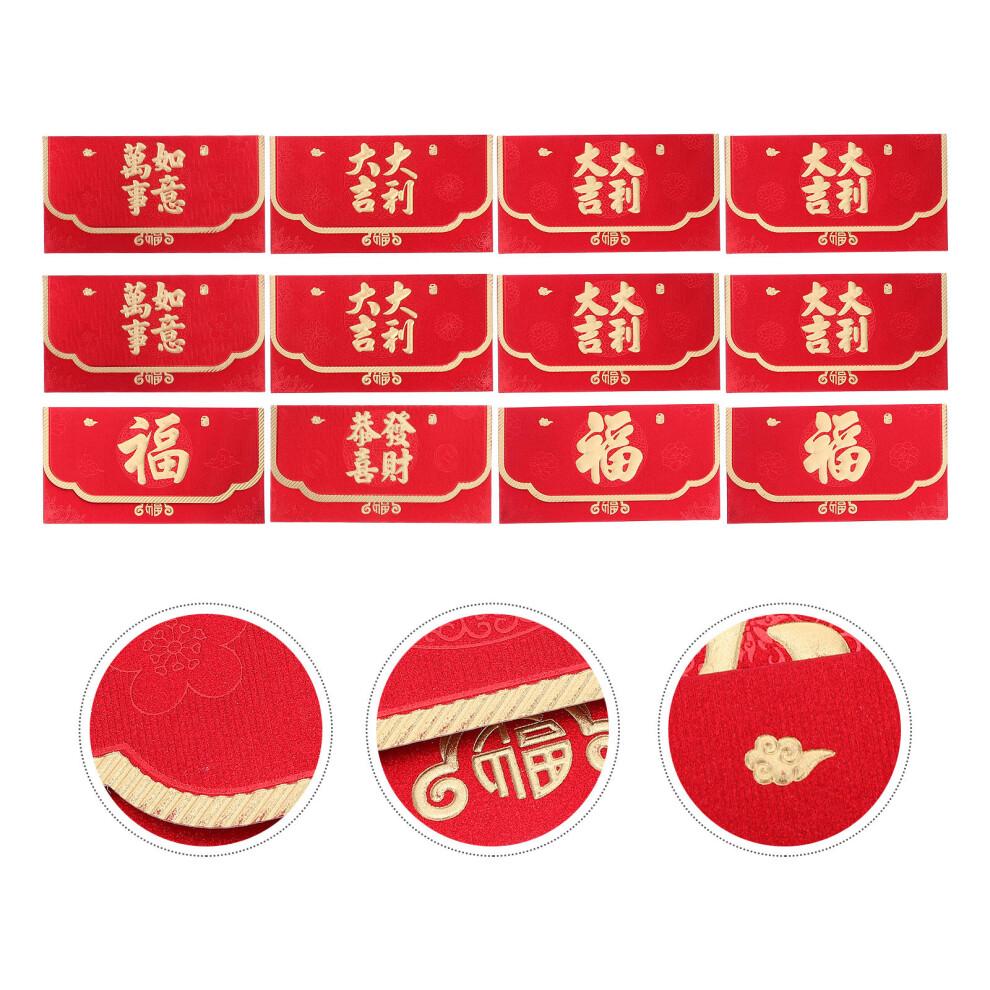 Lunar New Year Red Envelopes Horse Motif Festive Paper Gifts