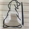 Smiling Puppy Car Window Sticker Removable Decal Personalizes Pet Car Accessories for Vehicles Glass Surfaces Gifts