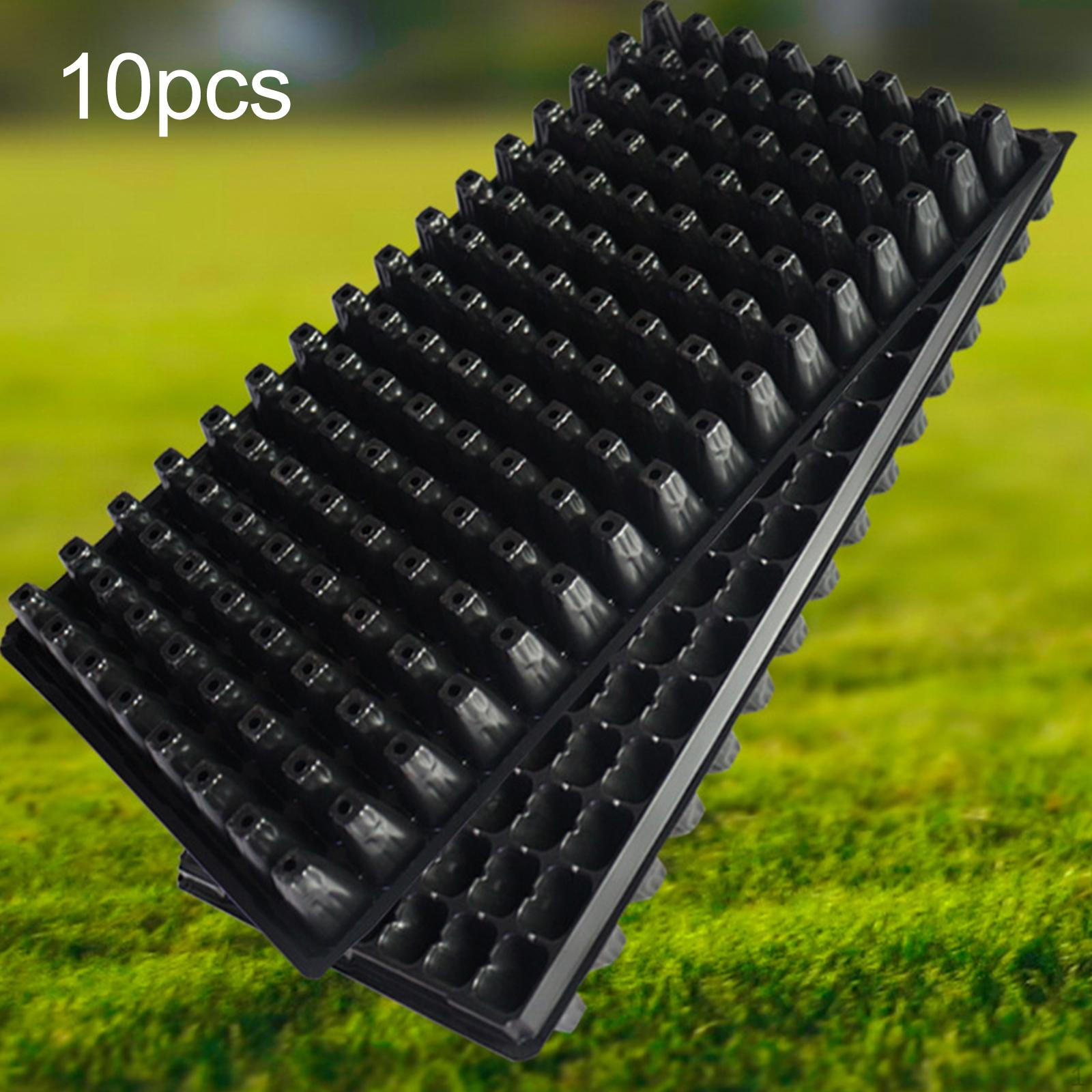 

10 шт. лотков для рассады с пробкой на 128 отверстий, прочные овощные и цветочные посадки 150g