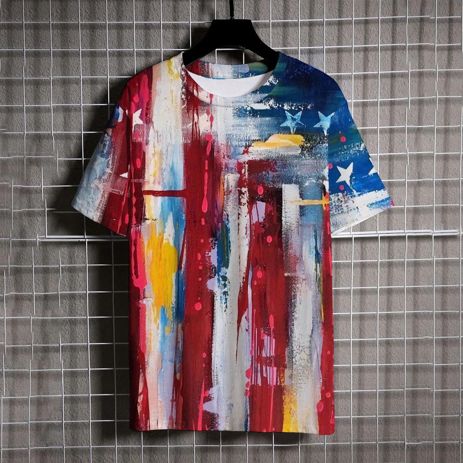 Футболки в стиле Харадзюку для мужчин Футболки Мужские повседневные топы Модные — фото 7