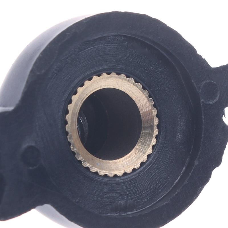 10Pcs Bakelite Knob Cap K7-1 Band Switch Knob Potentiometer Knob Cap Copper Core Circular Hole 6Mm Shaft Hole Dia Pointer Knobs