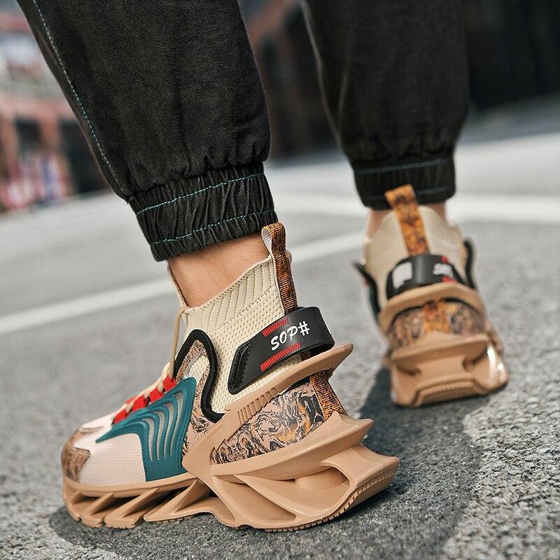 Shoes Men Sneakers Blade Trainers Couple Loafers Shoes Breathable Men Shoes Thick Bottom Sports Tides Shoes Running Shoes