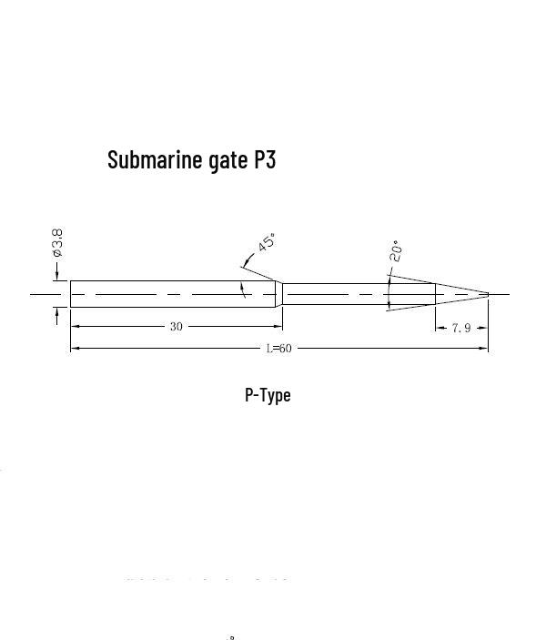 Fine Runner EDM Copper Electrode: Submerged Gate Purple Copper Rod