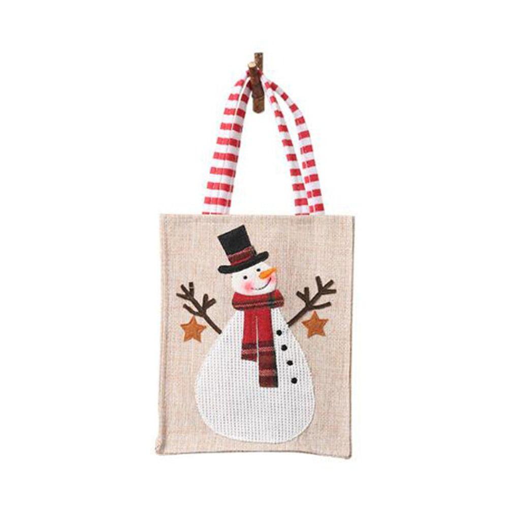 Student Sacks Women Casual Children Candy Canvas Bag Christmas Tote Bag Gift Bags Shopping Bag