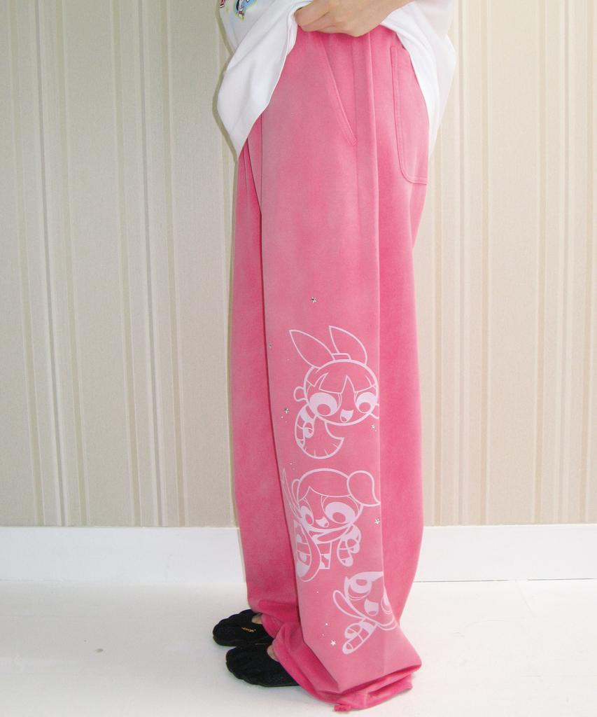 AMES-WORLDWIDE Ppg Hotfix Drawing Sweat Pants Pink