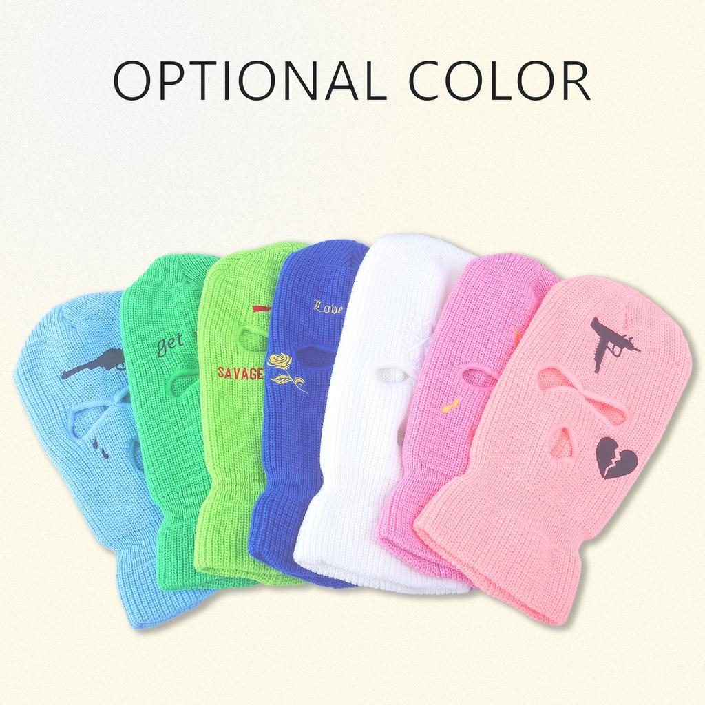 Tsangbaby Maschera Da Sci A 3 Fori Uzi Passamontagna Lavorato A - Foto 4