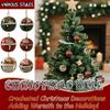 Christmas Tree Pendant Retro Old Christmas Wrought Iron Bell Decoration Pendant