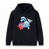 Soft Children Hoodie, Round Cartoon Characters Rabbit With Paper Plane Print Pullover Sweatshirt, Autumn Winter Casual Sport Long Sleeve Top For Kids