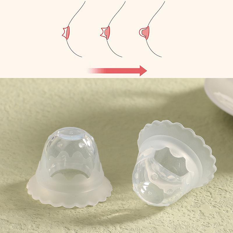 1Pairs Silicone Nipple Corrector Nipple Clip For Flat Inverted Nipples Correct