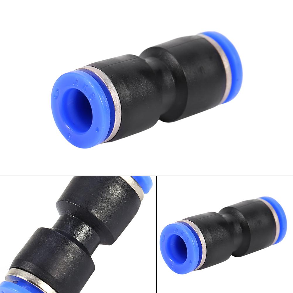 5Pcs Pneumatic Push In Fittings Air Valve Water Hose Pipe Connector Joiner
