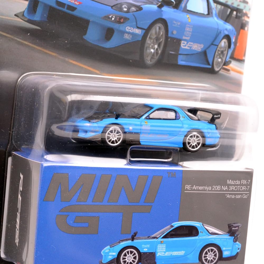 MINI GT scale MAZDA 20B NA Mazda RE Amemiya 20B NA Blister Package 164 RX-7 RE-AMEMIYA ROTOR-7 "AMA-SAN GO" RX-7 3ROTOR-7 "Ama-san Go" MGT01046-BL