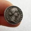 Antique Greek Brass Silver-Plated Commemorative Coin H01186