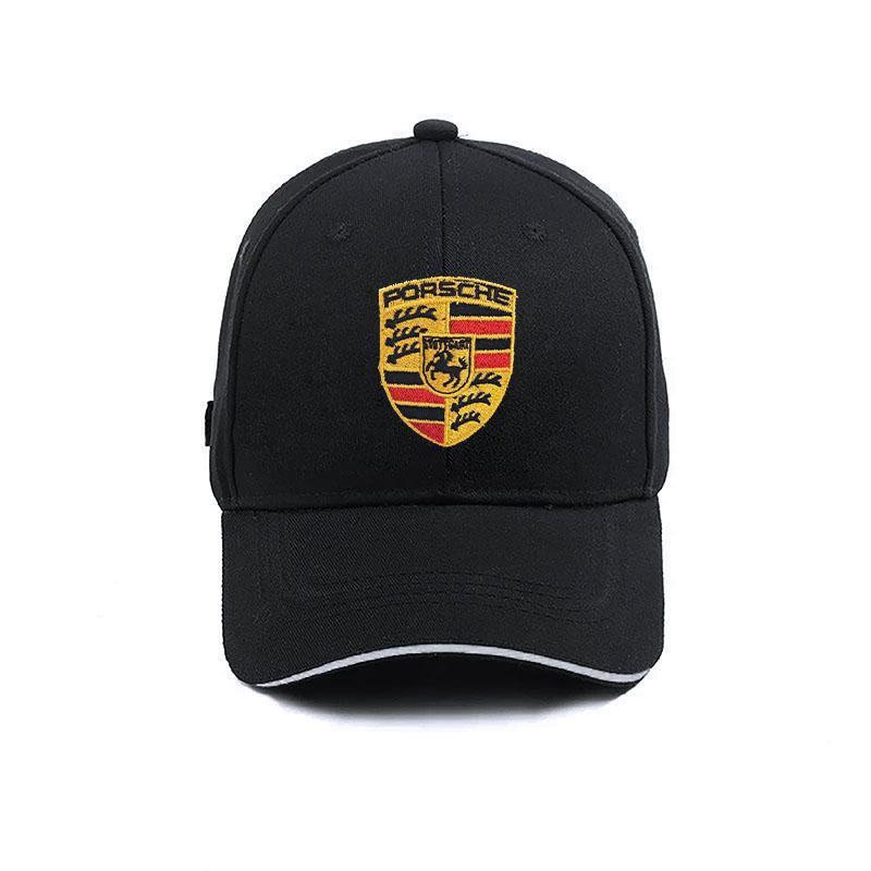 Fashion Men Women Car Decoration Baseball Cap Car Logo Sun Hat For Porsche Boxster Cayenne Panamera Macan Cayman 911 918 996 917 991
