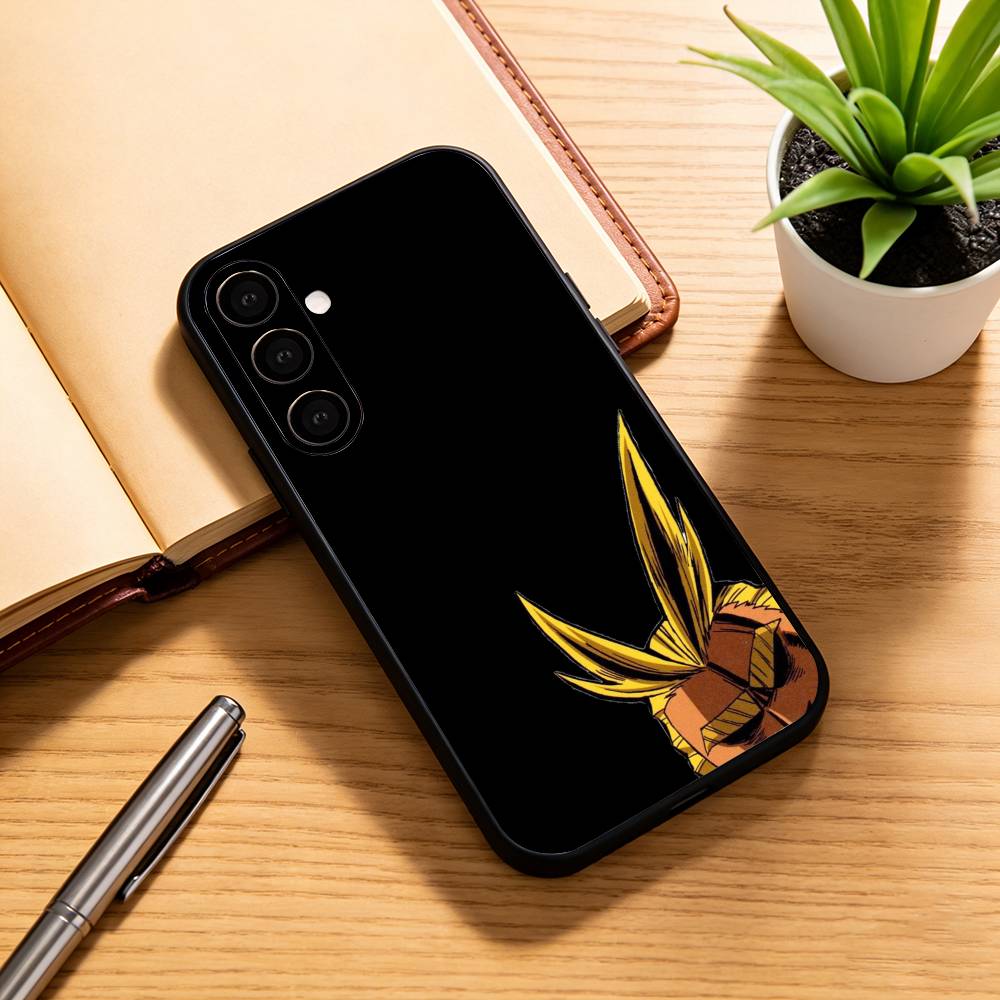 Anime A-All M-Might  Anime  Phone Case For Samsung Galaxy A73,A72,A71,A70,A53,A52,A51,Others Soft Black Cover
