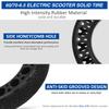 60/70-6.5 Electric Scooter Solid Tire Rubber Honeycomb Non-Slip Tire Shock Absorber Solid Tire for Ninebot Max G30 Electric Scooter