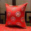 35x50cm/45x45cm Jacquard Plant Bamboo Cushion Cover Chinese Light Luxury Tassels Pillow Covers Decorative Green Black Home Decor