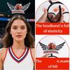 Basketball Championship Hairhoop Sporty Hairband with Nonwoven Fabric Design For Sports and Basketball Enthusiasts
