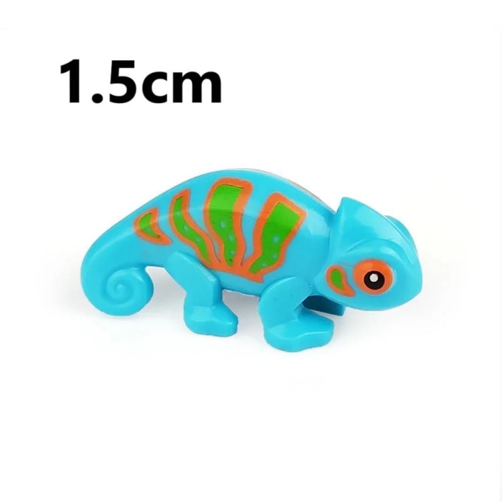 The Zoo Animal Crossing African Elephants Camel Deer Cages Building Blocks Mini Action Figure Bricks Toys