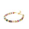 Fashion Colorful Abacus Bead Bracelet Black Gallstone Gold Plated Beaded Bracelet Ladies Special-Shaped Beads