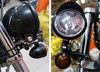 Chrome Plated Fog Lamp Set For Cruising Motorcycle