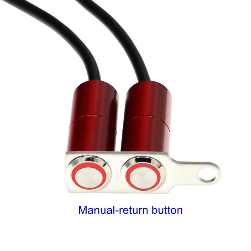 LMoDri Motorcycle 12V LED Waterproof Switch Aluminum Alloy Headlight Horn Start Kill Handlebar Adjustable Mount